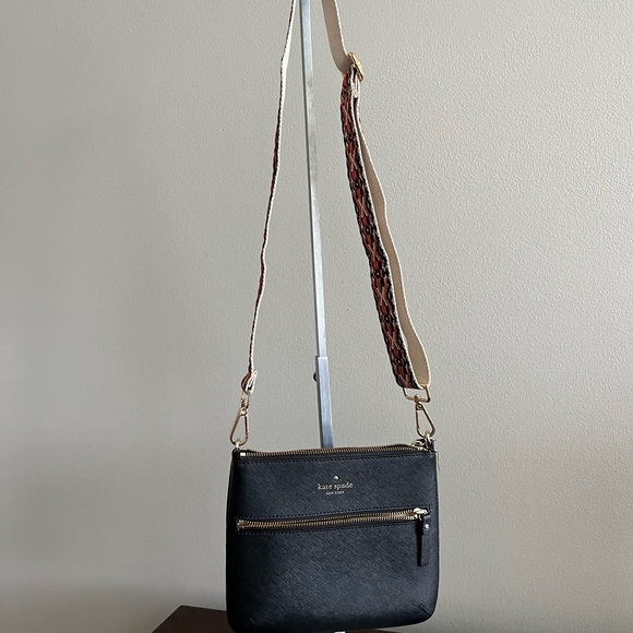 Kate Spade Black Crossbody Bag with Boho Strap - Picture 12 of 12